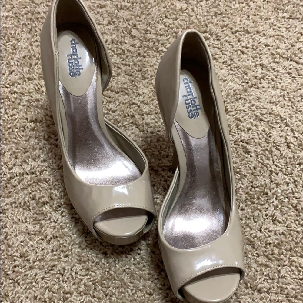 Sexy peep toe heel